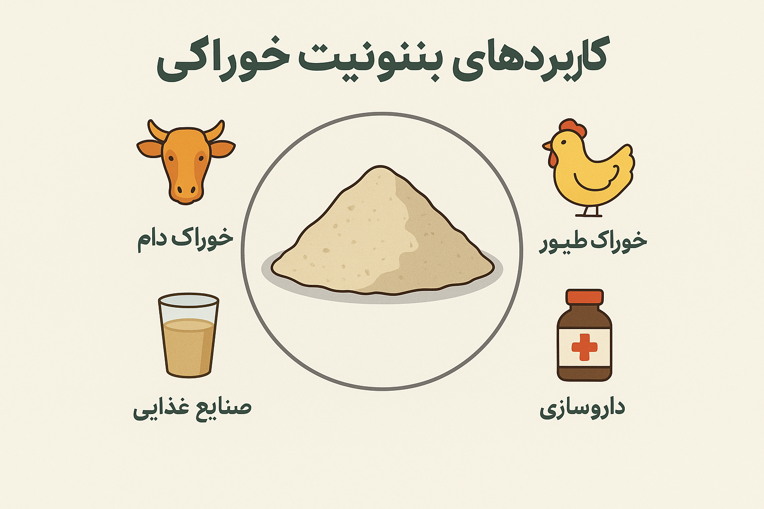 بنتونیت خوراکی چیست؟