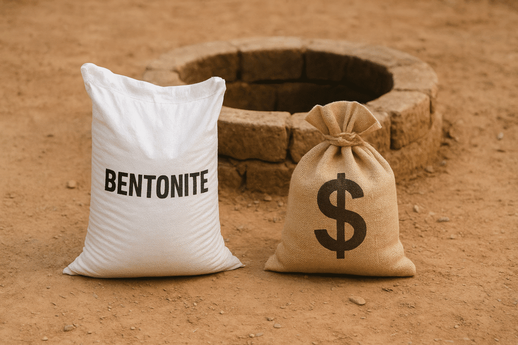 قیمت بنتونیت چاه ارت